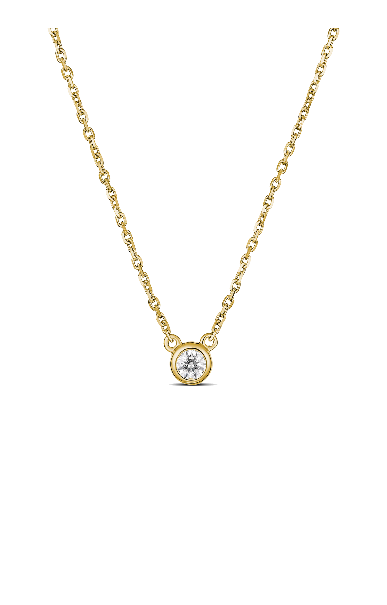 Essential Bezel Diamond Necklace