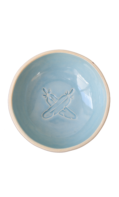 Ceramic Feather Kiss Jewellery Dish