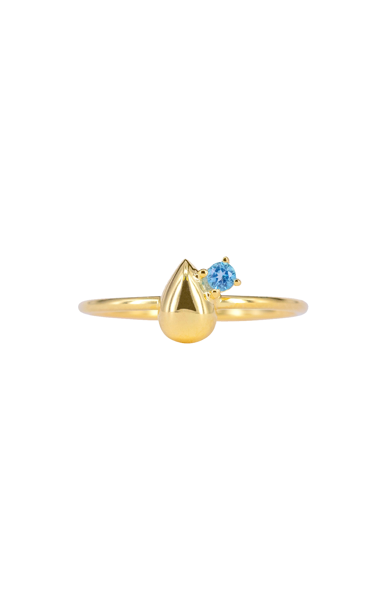 Solid Gold Duette Ring