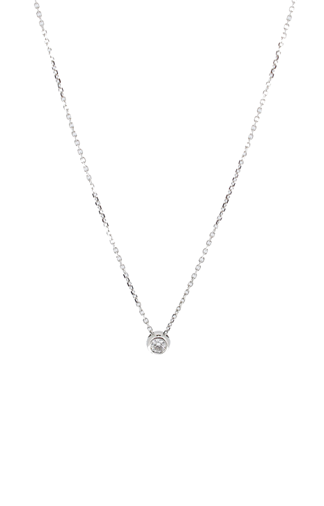 Essential Mini Bezel Diamond Necklace