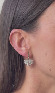 Rocked Fan Tail Midi Earrings