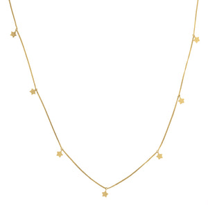 AURUM + GREY 9ct Gold Mother Of Pearl Star Pendant Necklace | Liberty