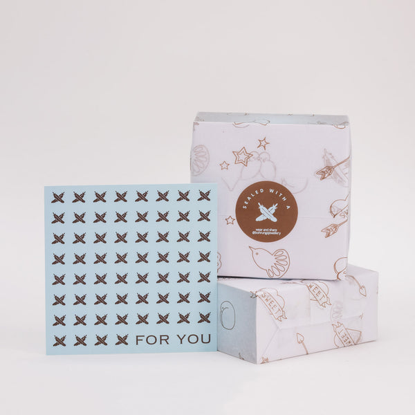 Gift Wrapping - For You Postcard & Standard Wrap