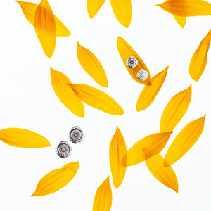Marigold Studs Sterling Silver 