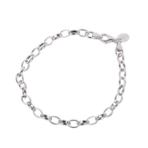 Sterling Silver Belcher Chain Charm Bracelet  TheCharmWorkscom