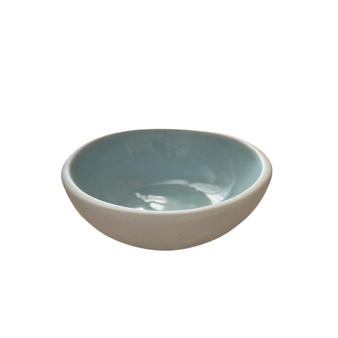 Ceramic Feather Kiss Jewellery Dish