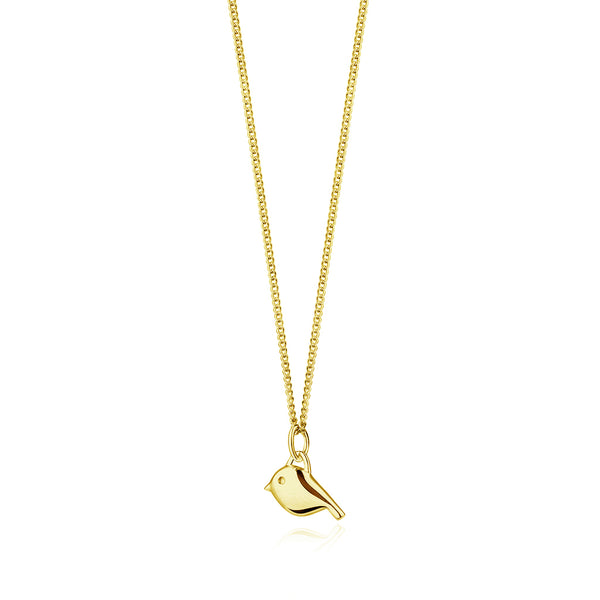 Buy Silver & 18ct Rose Gold Plated Robin Red Breast Necklace Online in  India - Etsy