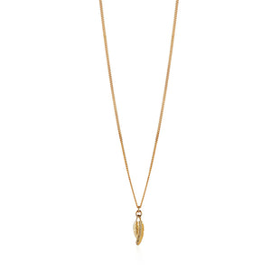 Feather Necklace | Mini Duo Miromiro Pendant | Boh Runga Jewellery